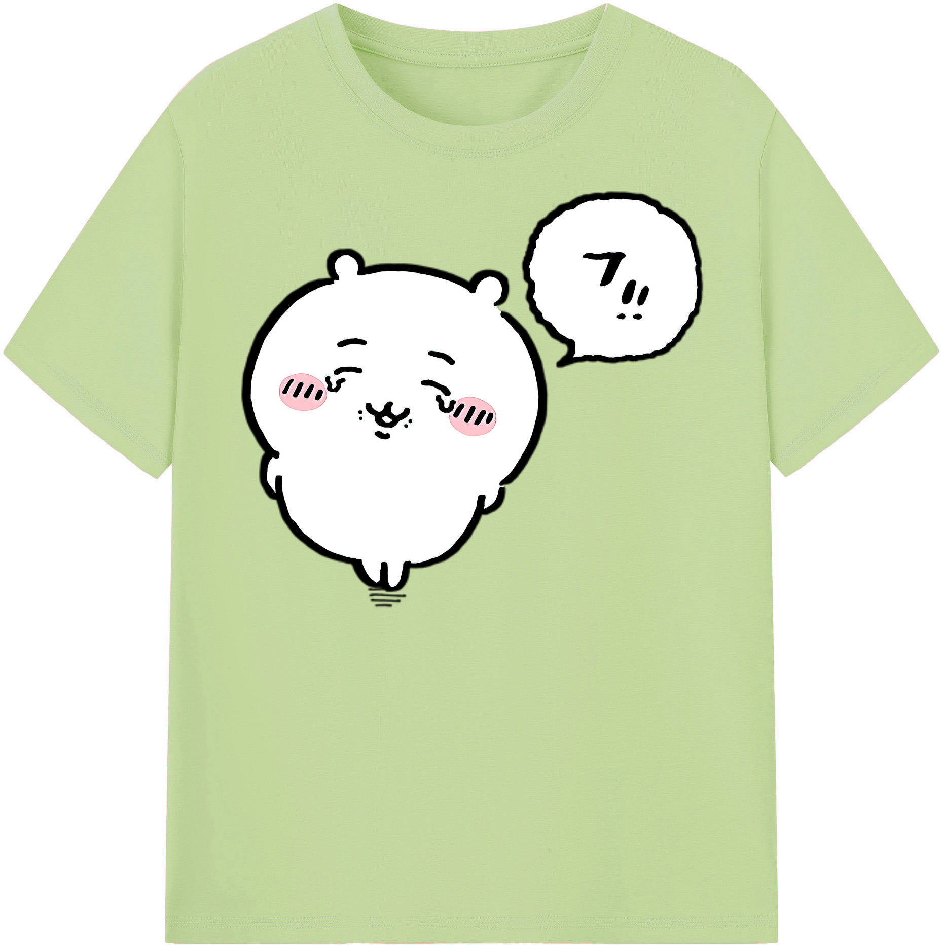 （画像用） ちいかわ ちいかわ Chii-kawa chiikawa 綿100％半袖Tシャツ（フロントプリント）